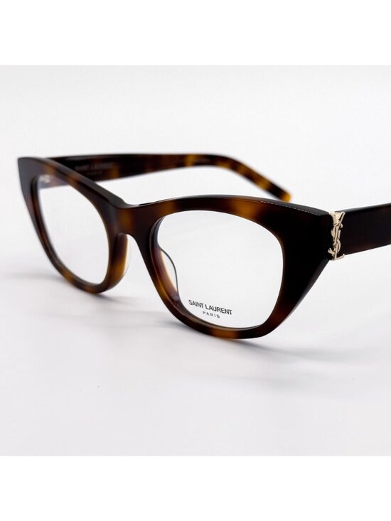 NWT Saint Laurent SL M80 002 Women Havana Cat Eye Eyeglasses main image 6